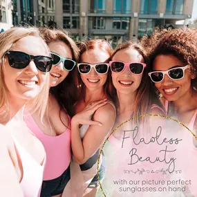 11 Piece Set of Bride and Bride Tribe Sunglasses for Bachelorette