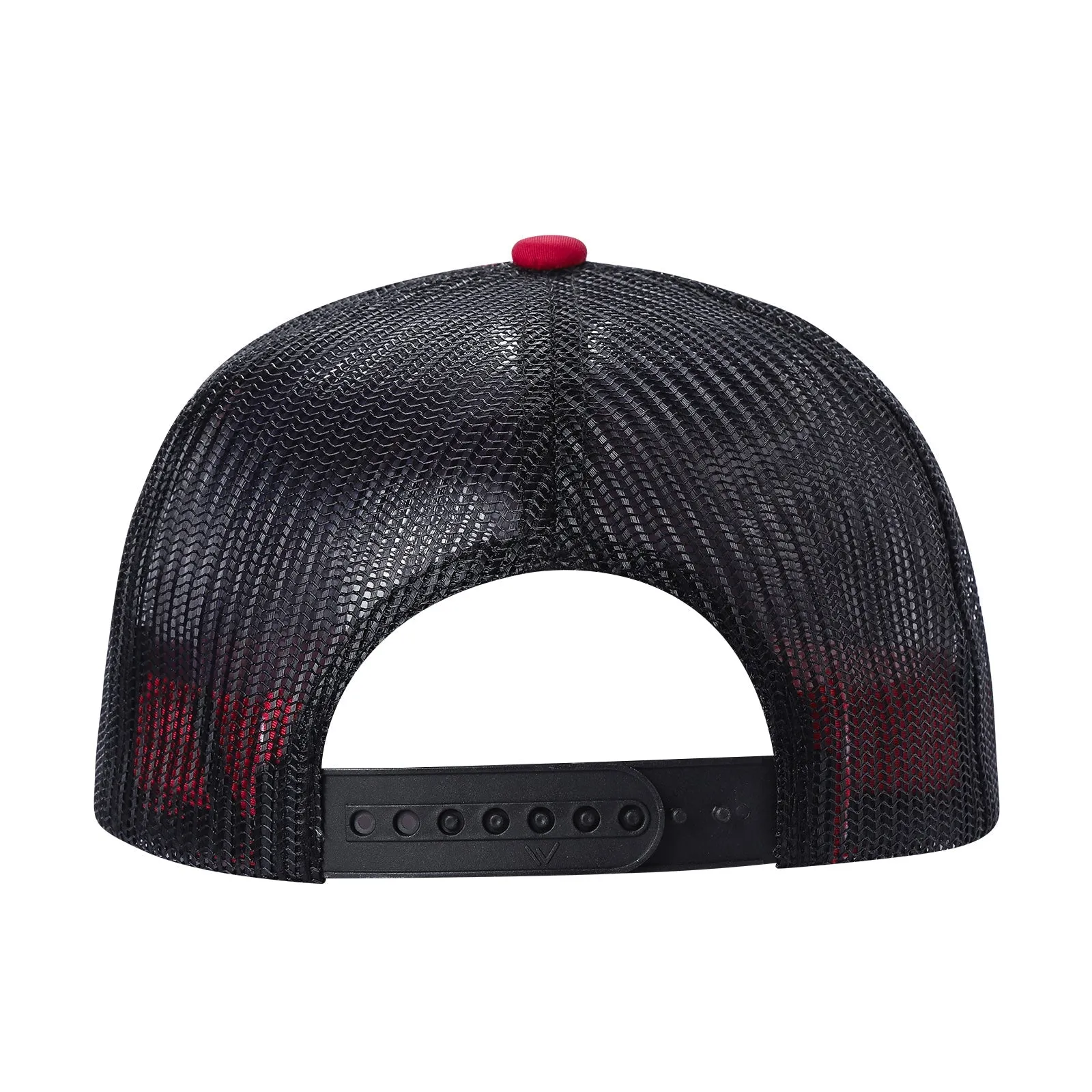 12 Pack Trucker Mesh Cap - Flat Bill, Adjustable, 7-Panel