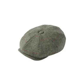 Alan Paine Combrook Ladies Tweed Bakerboy Cap - Heath