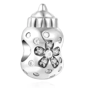 Baby Bottle Charm - 925 Sterling Silver