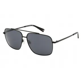 Banana Republic Women's Sunglasses - Matte Black Rectangular Metal | HIRAM/S 0003 IR