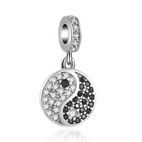 Beautiful Yin-yang Charm - 925 Sterling Silver