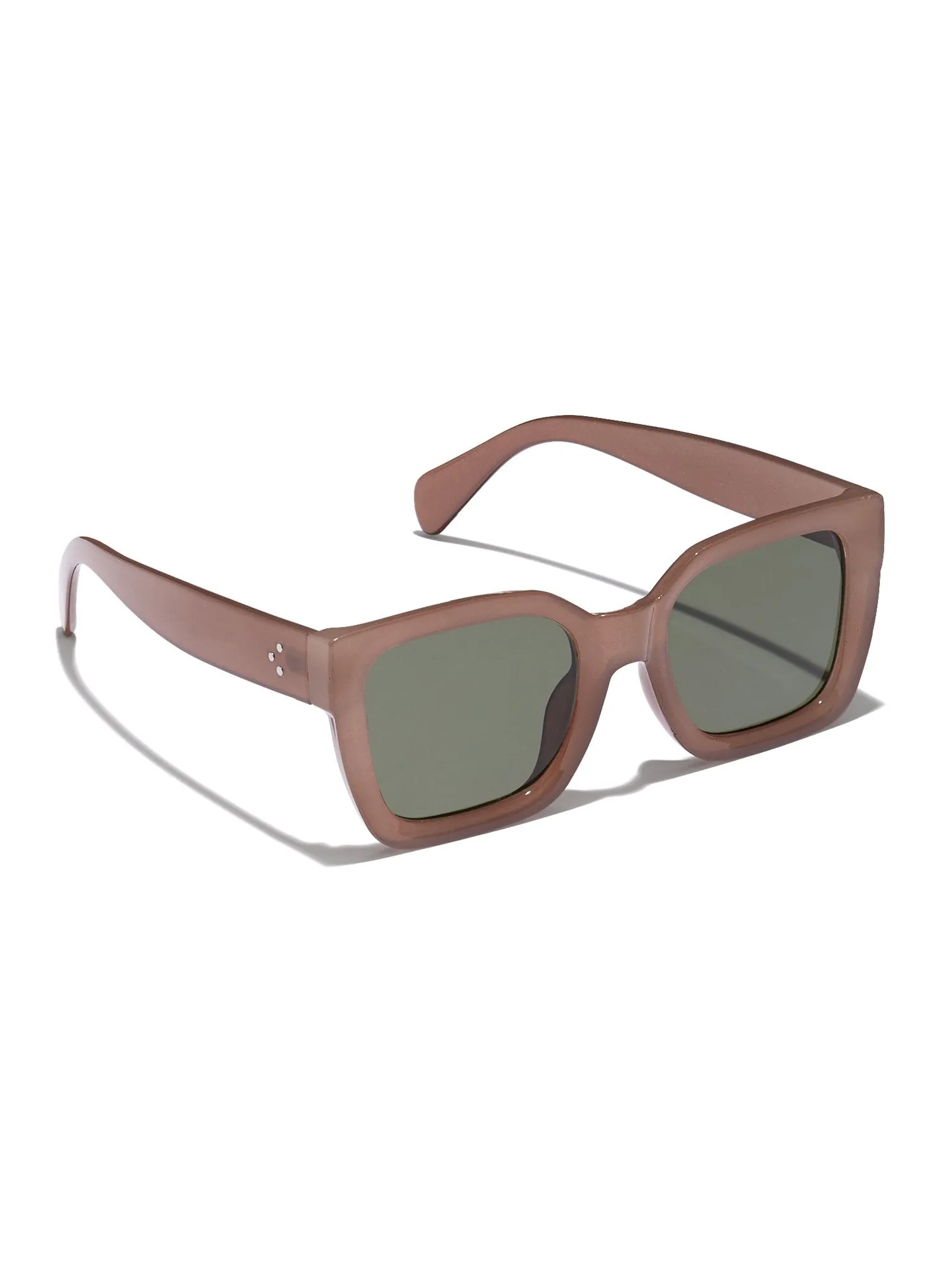 Brown Square Sunglasses