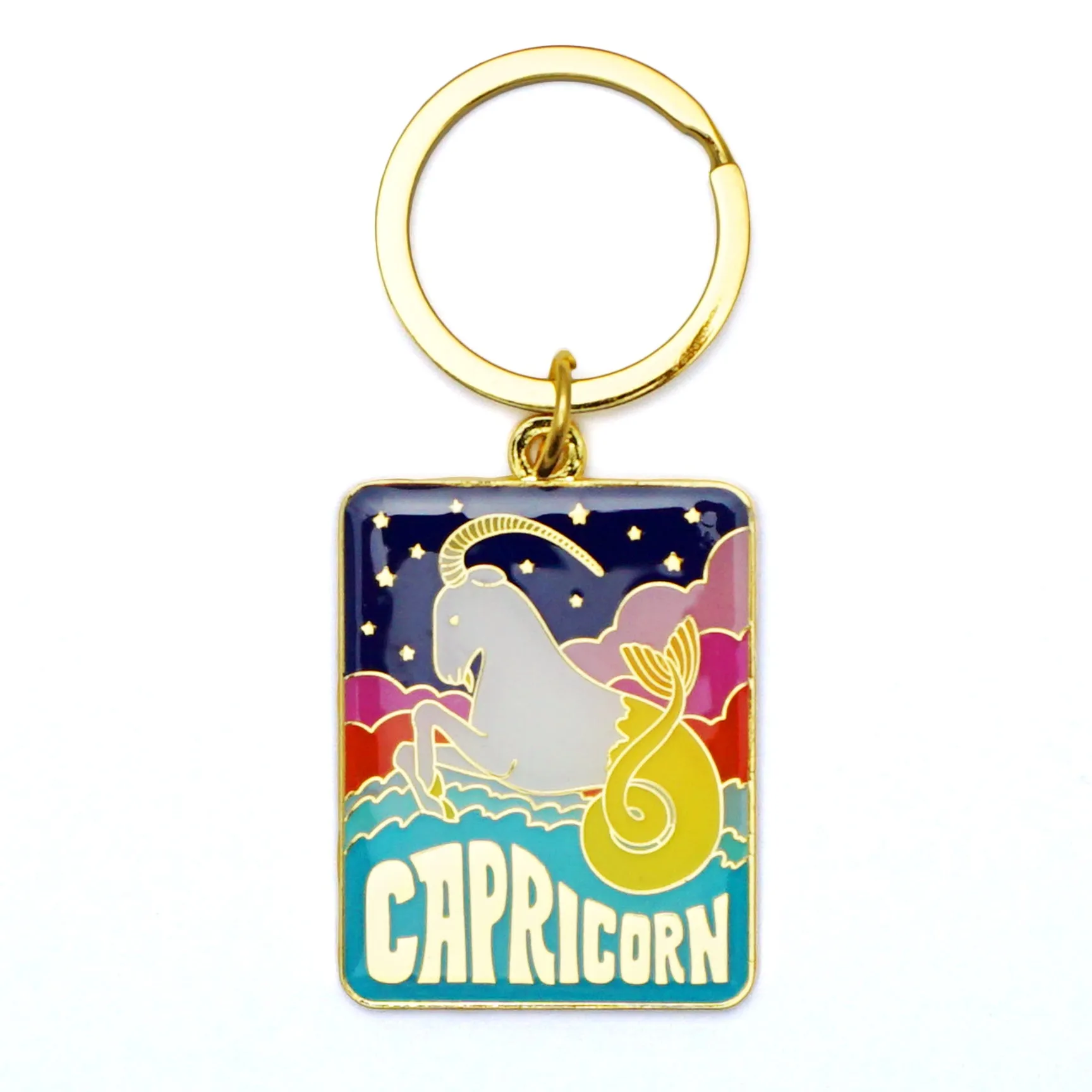 Capricorn Keychain