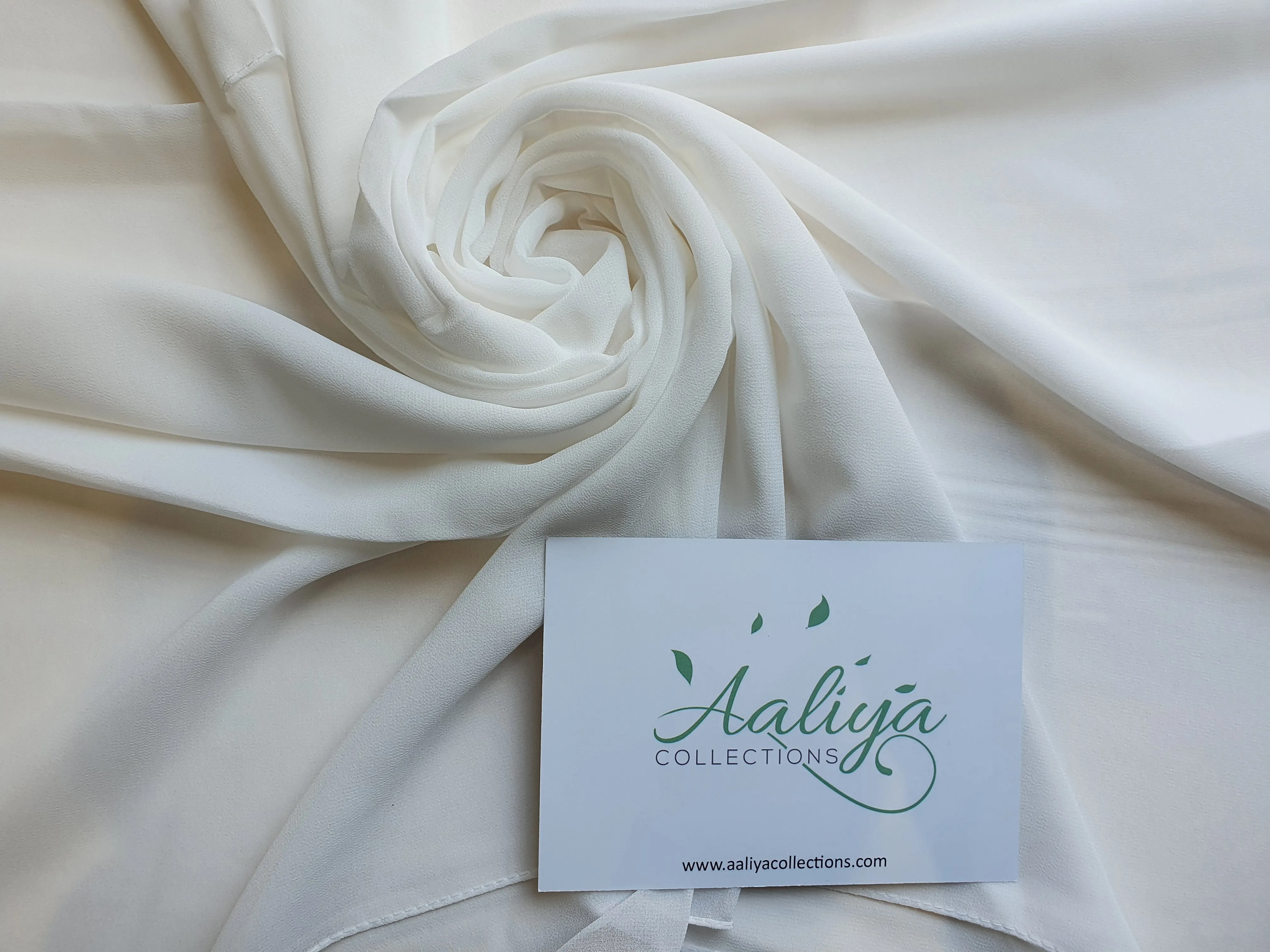 Chiffon Hijab - White