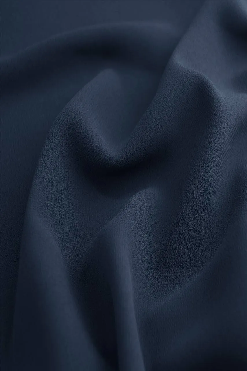 Classic Chiffon Hijab - Dusty Blue