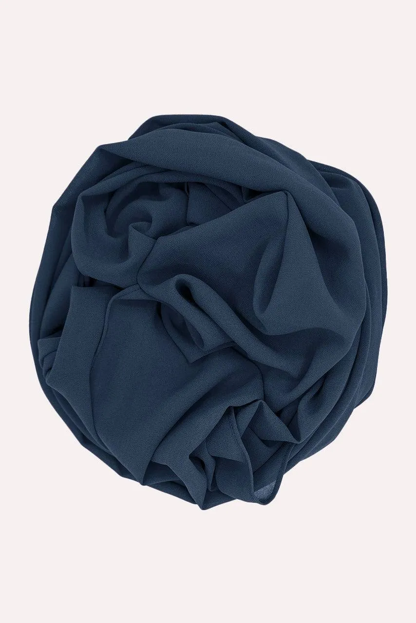 Classic Chiffon Hijab - Dusty Blue