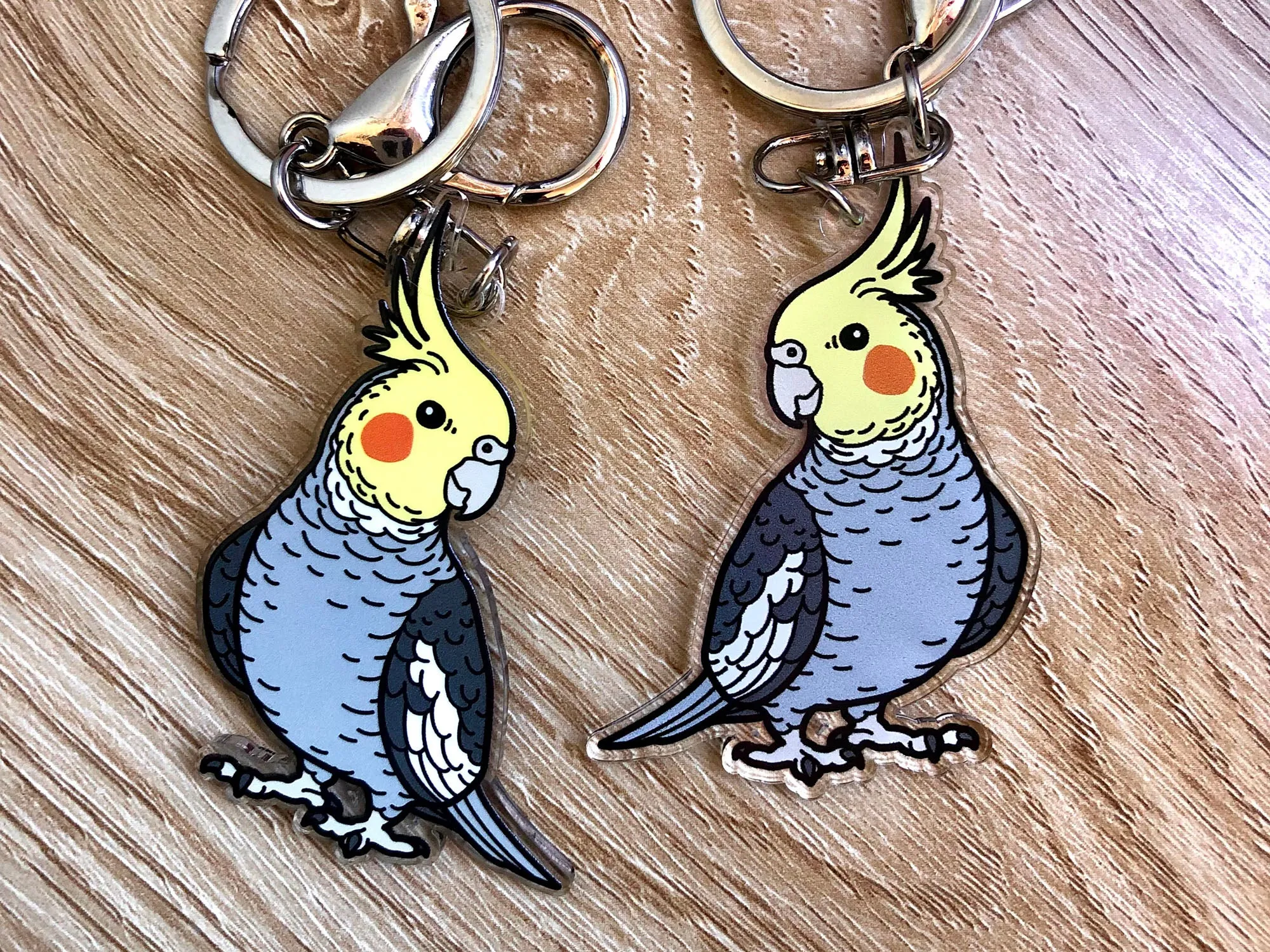 Cockatiel Keychain