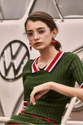 Crystal Chic: Blue Elephant x Camila Eyewear Frames