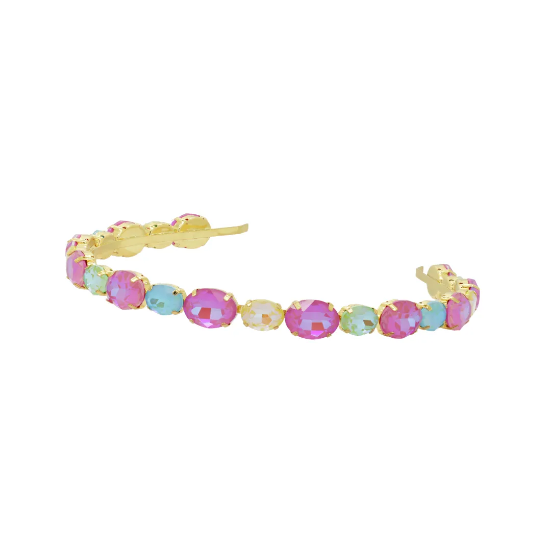 Crystal Oval Headband
