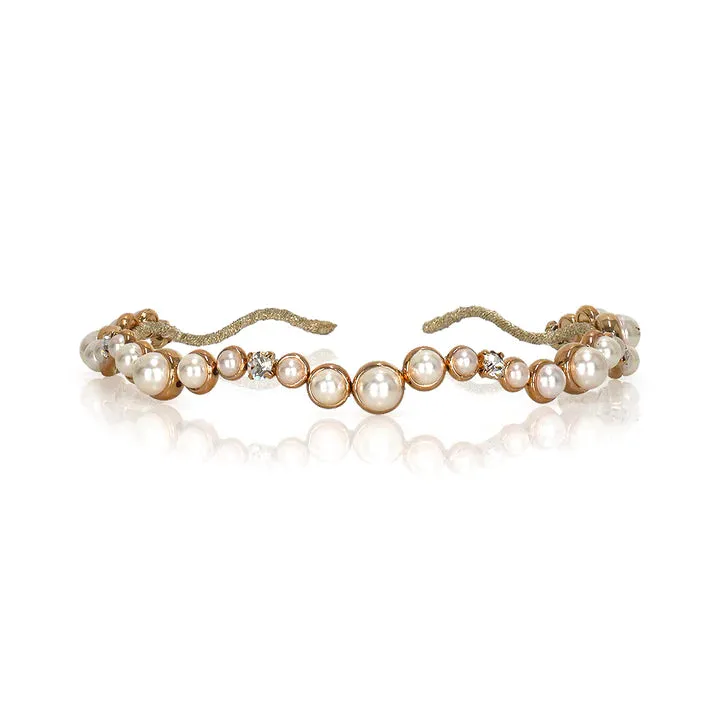 CURVED PEARL HAIRBAND