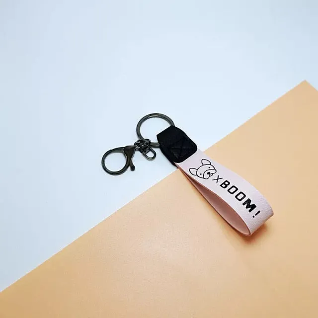 Cute French pendant Dog Keychains
