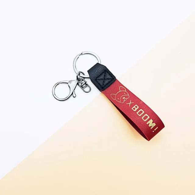 Cute French pendant Dog Keychains