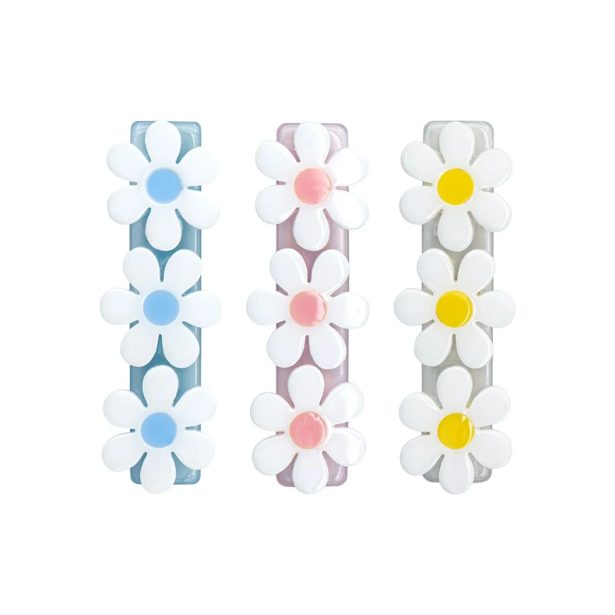 DAISY CLIPS  SET OF 3