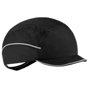 Ergodyne Skullerz 8955 Lightweight Bump Cap Hat, Black, Micro Brim, 1 Each