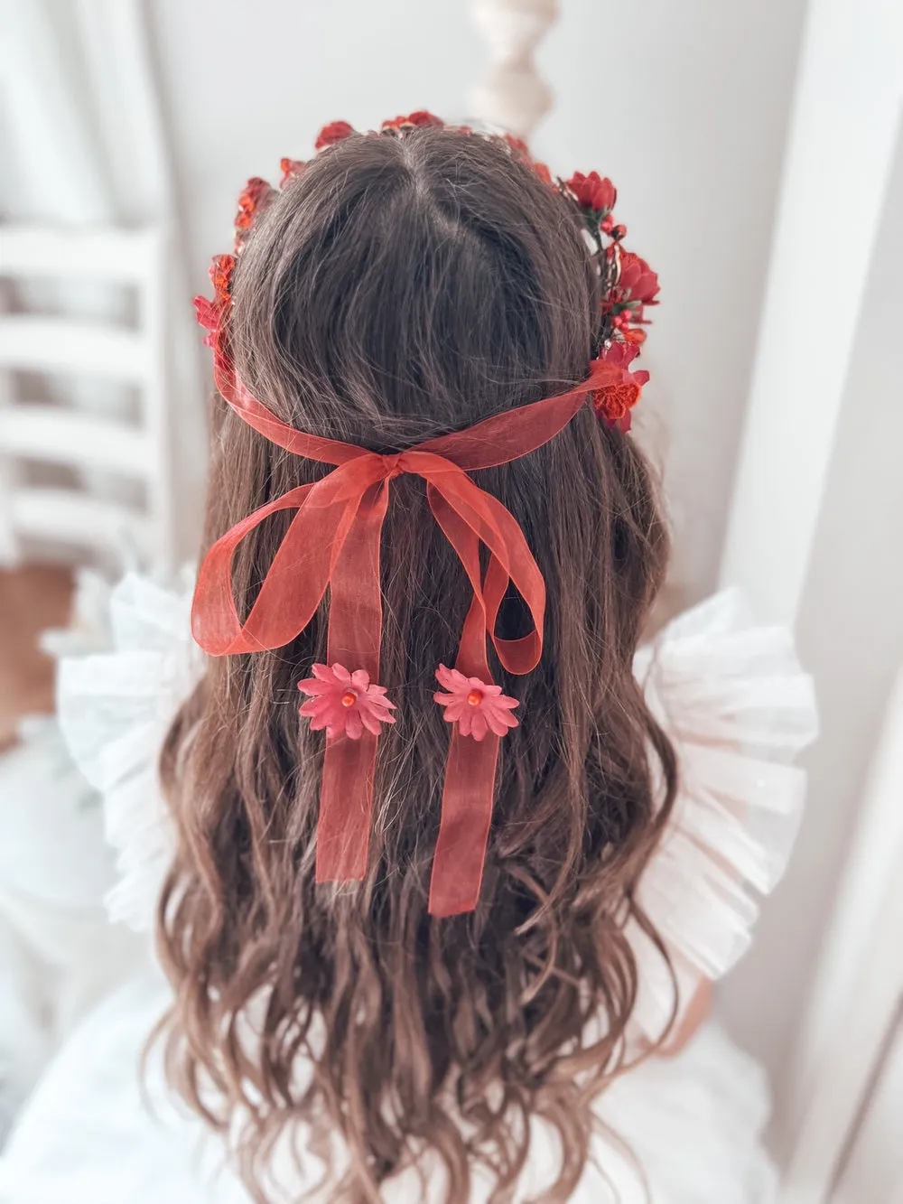 Eve Girls Christmas Flower Headband