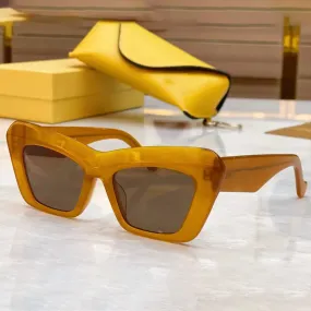 Eye Dow Cateye Sunglasses: Trendy Acetate Frame for Stylish Solar Protection
