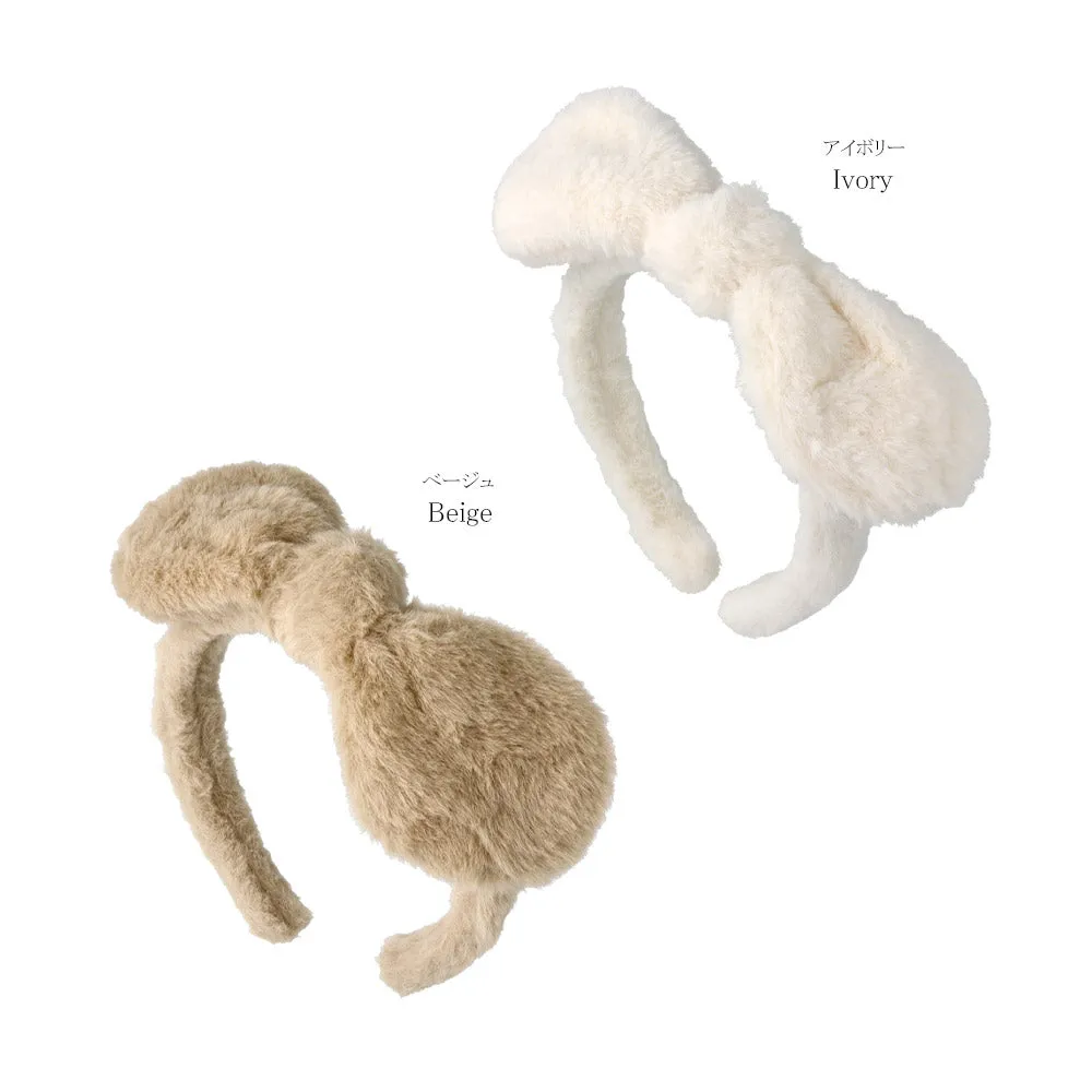 Fluffy Big Bow Headband