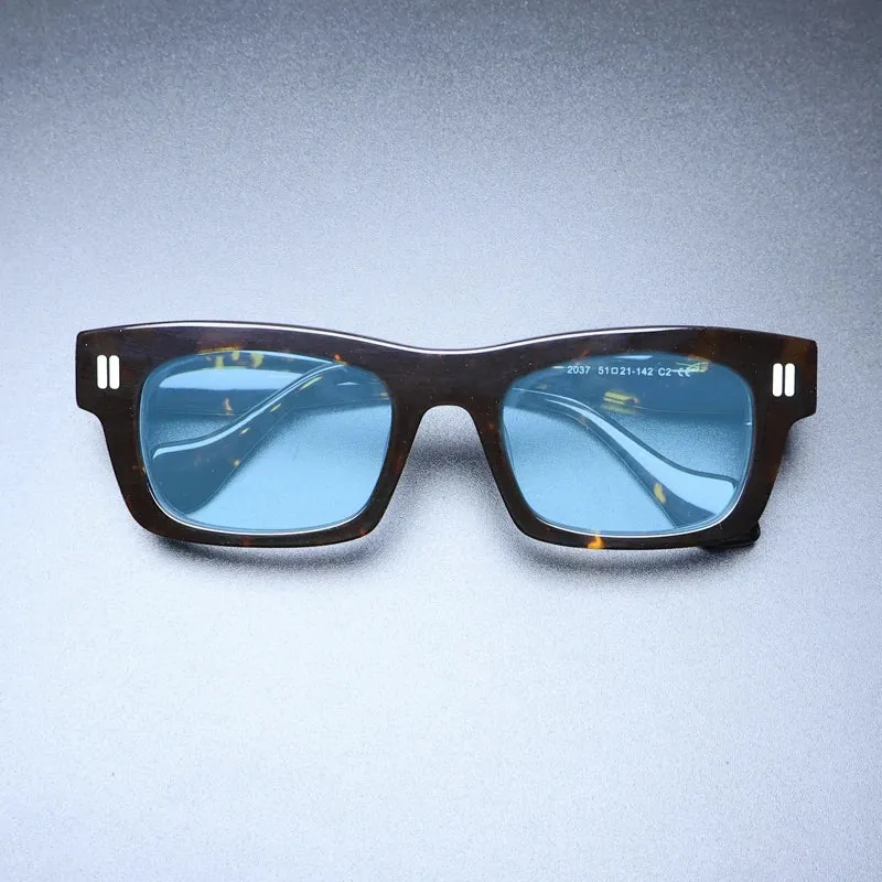 Gatenac Unisex Full Rim Square Acetate Polarized Sunglasses M004
