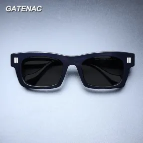 Gatenac Unisex Full Rim Square Acetate Polarized Sunglasses M004