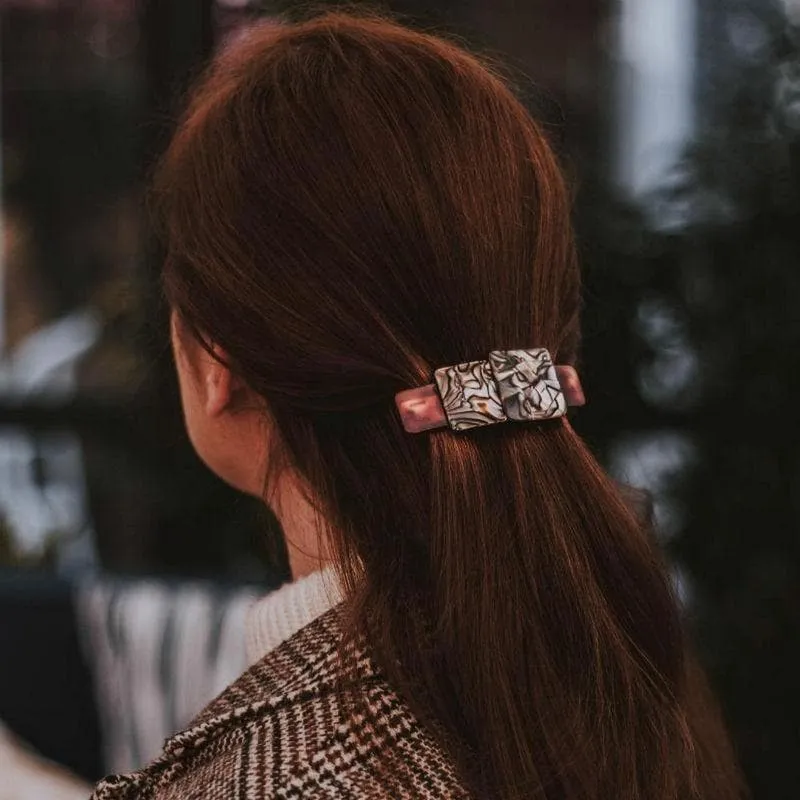 Geometric Barrette Hair Clip