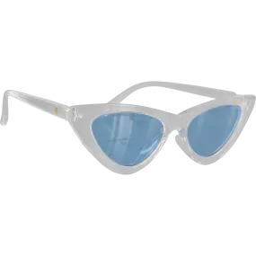 Glassy Billie Clear/Blue Sunglasses Polarized