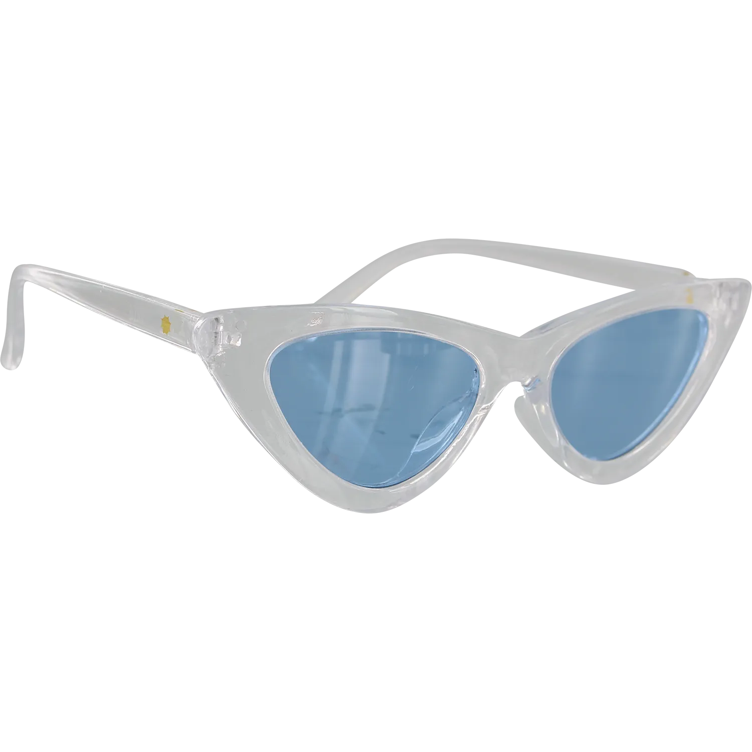 Glassy Billie Clear/Blue Sunglasses Polarized