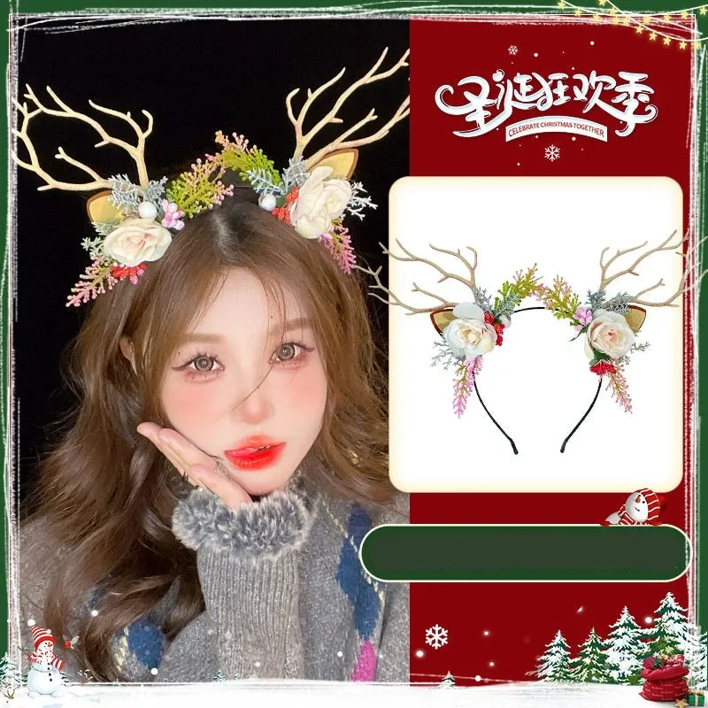 Glowing Antler Christmas Headbands