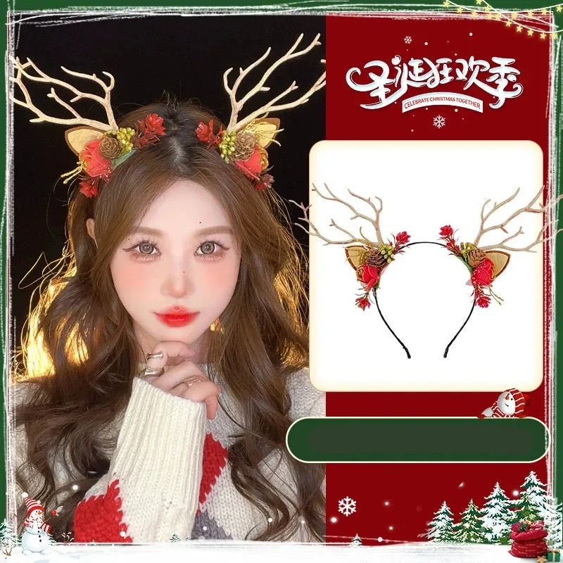 Glowing Antler Christmas Headbands