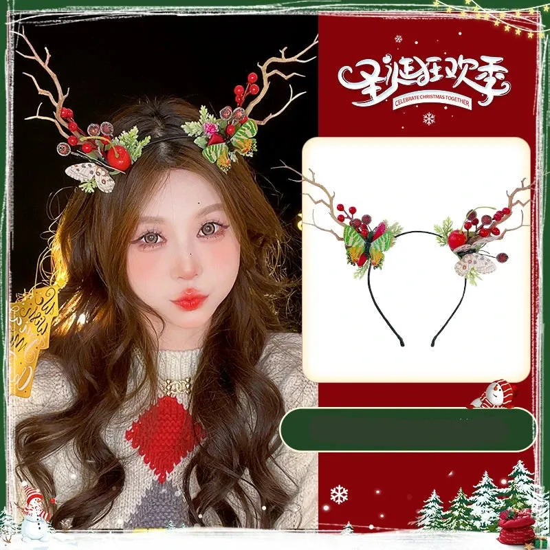 Glowing Antler Christmas Headbands