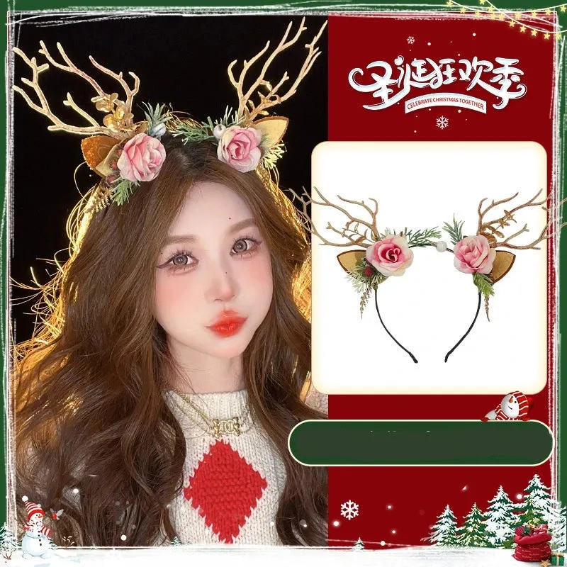 Glowing Antler Christmas Headbands