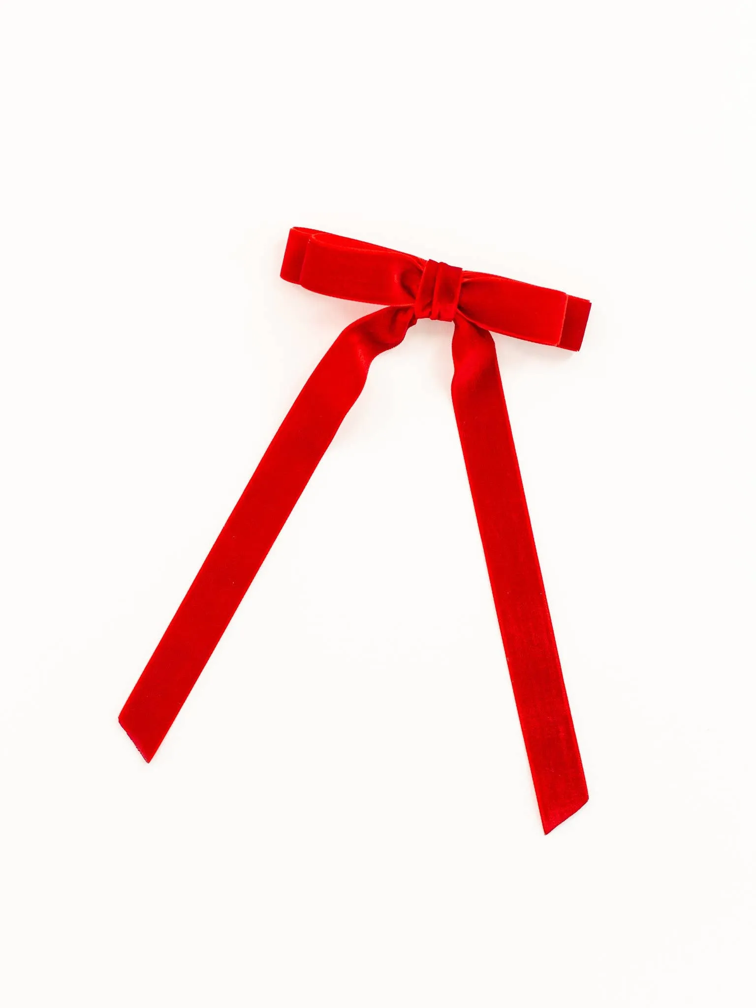 Grace & Grandeur Alice Long Bow Barrette: Gingerbread