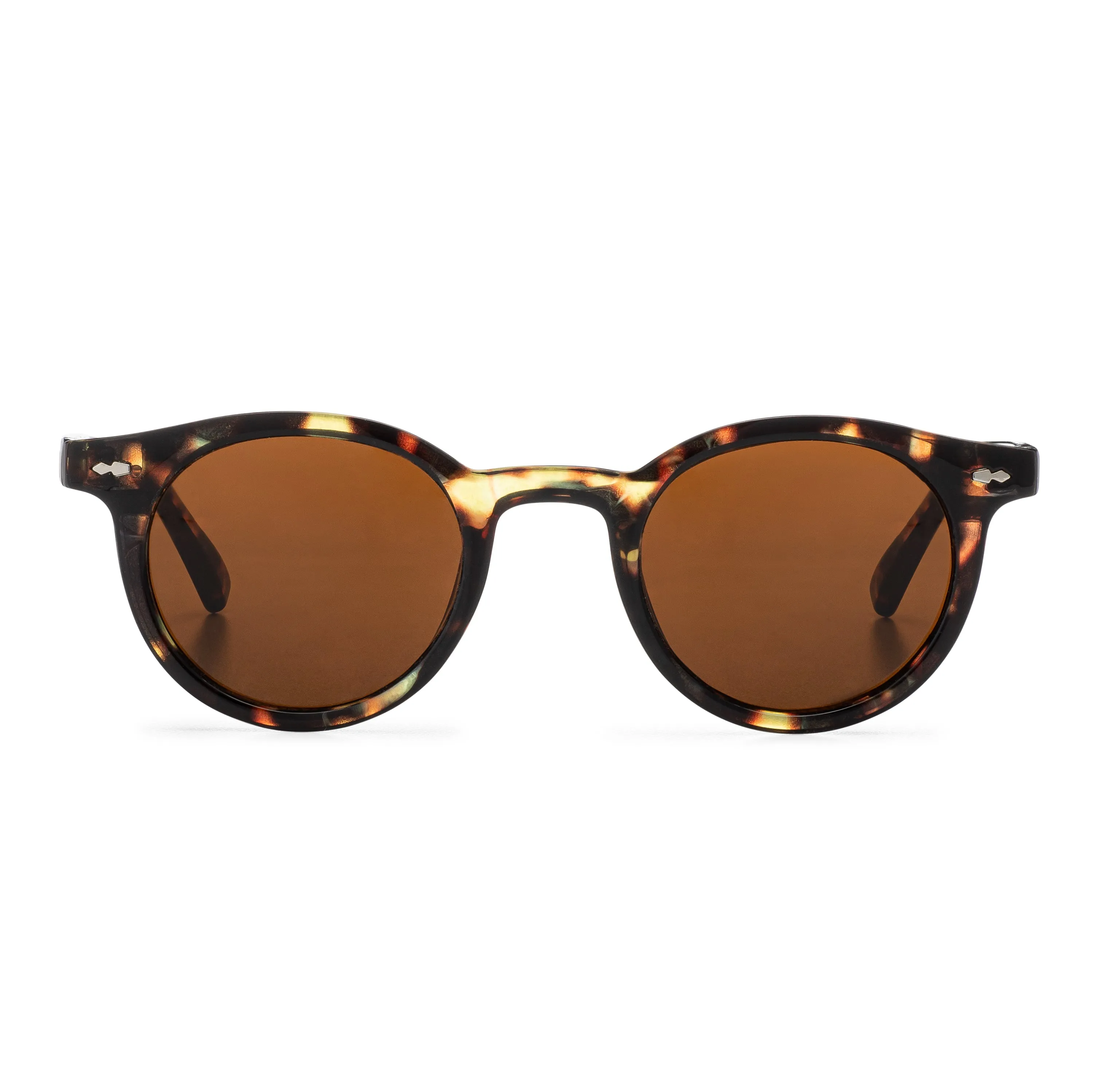 grinderPUNCH Classic Retro Vintage Round Sunglasses for Women Trendy Fashion Glasses