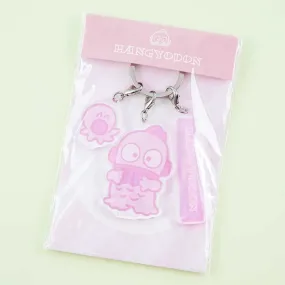 Hangyodon Pinky Triple Charm Acrylic Keychain