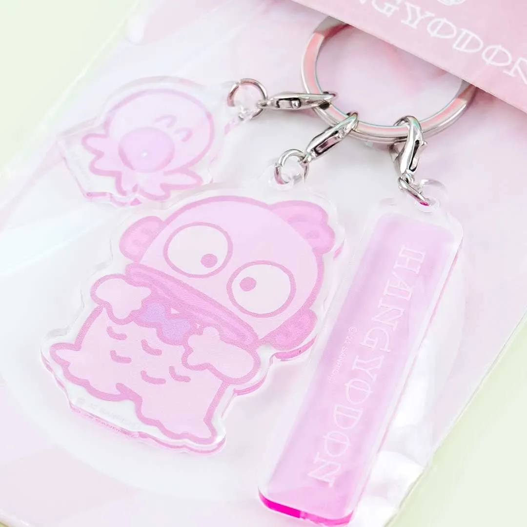 Hangyodon Pinky Triple Charm Acrylic Keychain