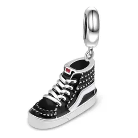 High Top Trainers Charm - 925 Sterling Silver
