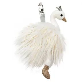 Histoire d'Ours Key Chain - White Swan