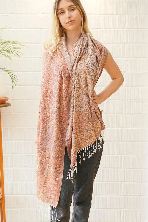 Kalamkari Colourful Modal Shawls
