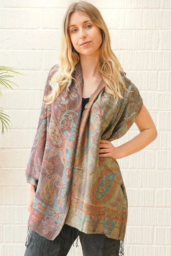Kalamkari Colourful Modal Shawls