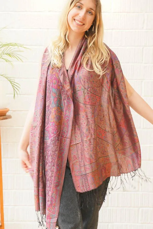 Kalamkari Colourful Modal Shawls