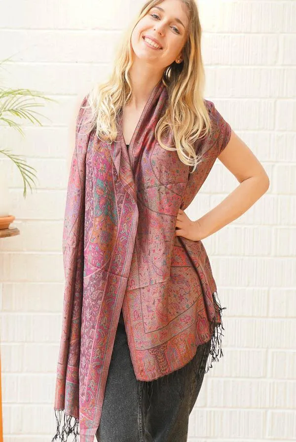 Kalamkari Colourful Modal Shawls
