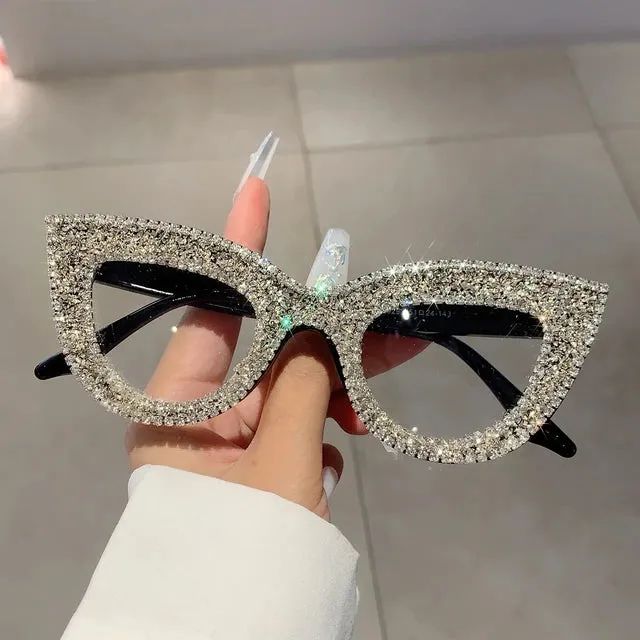 KAMMPT Cat Eye Sun Glasses - Rhinestones Eyewear