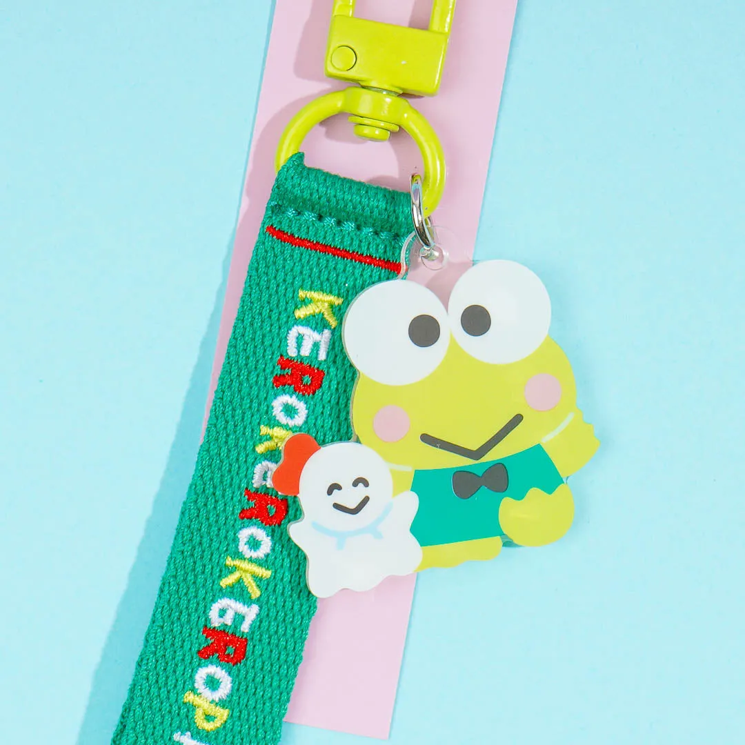 Keroppi Embroidered Tag Key Holder