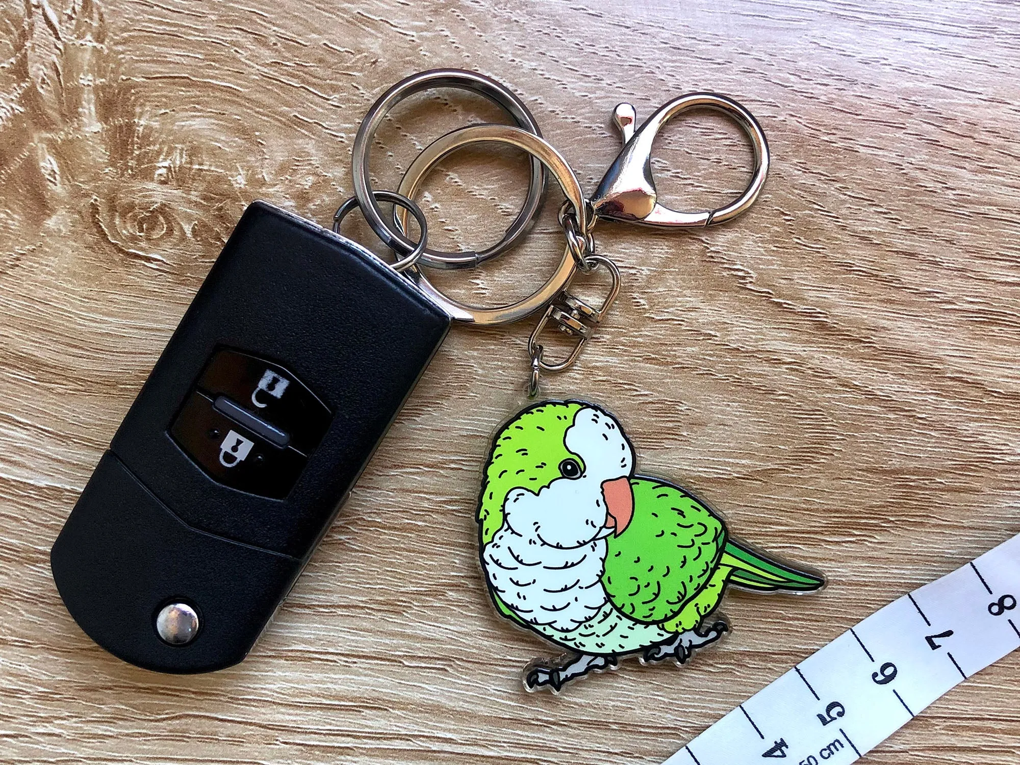 Lefty the Quaker Keychain
