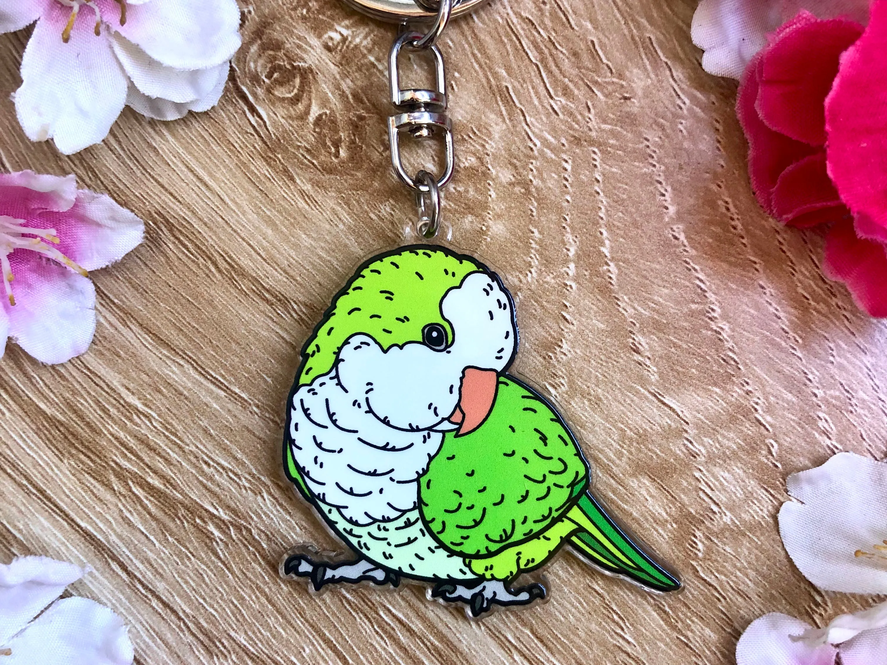 Lefty the Quaker Keychain