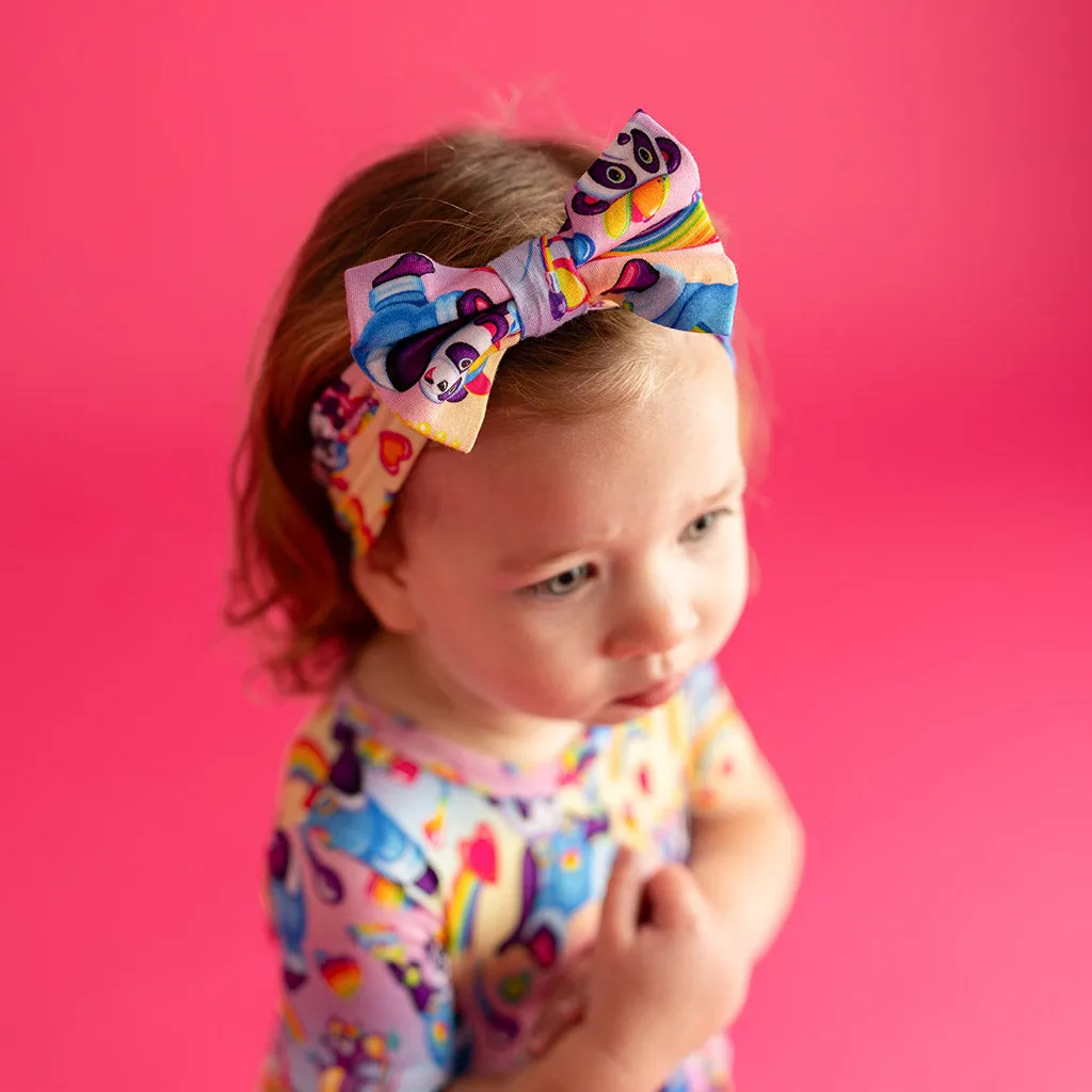 Lisa Frank® Panda Painter Luxe Bow Headwrap