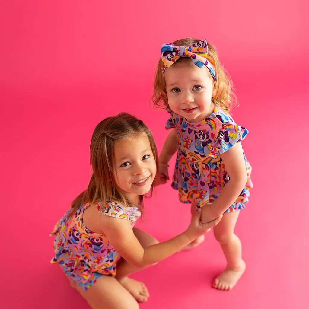 Lisa Frank® Panda Painter Luxe Bow Headwrap