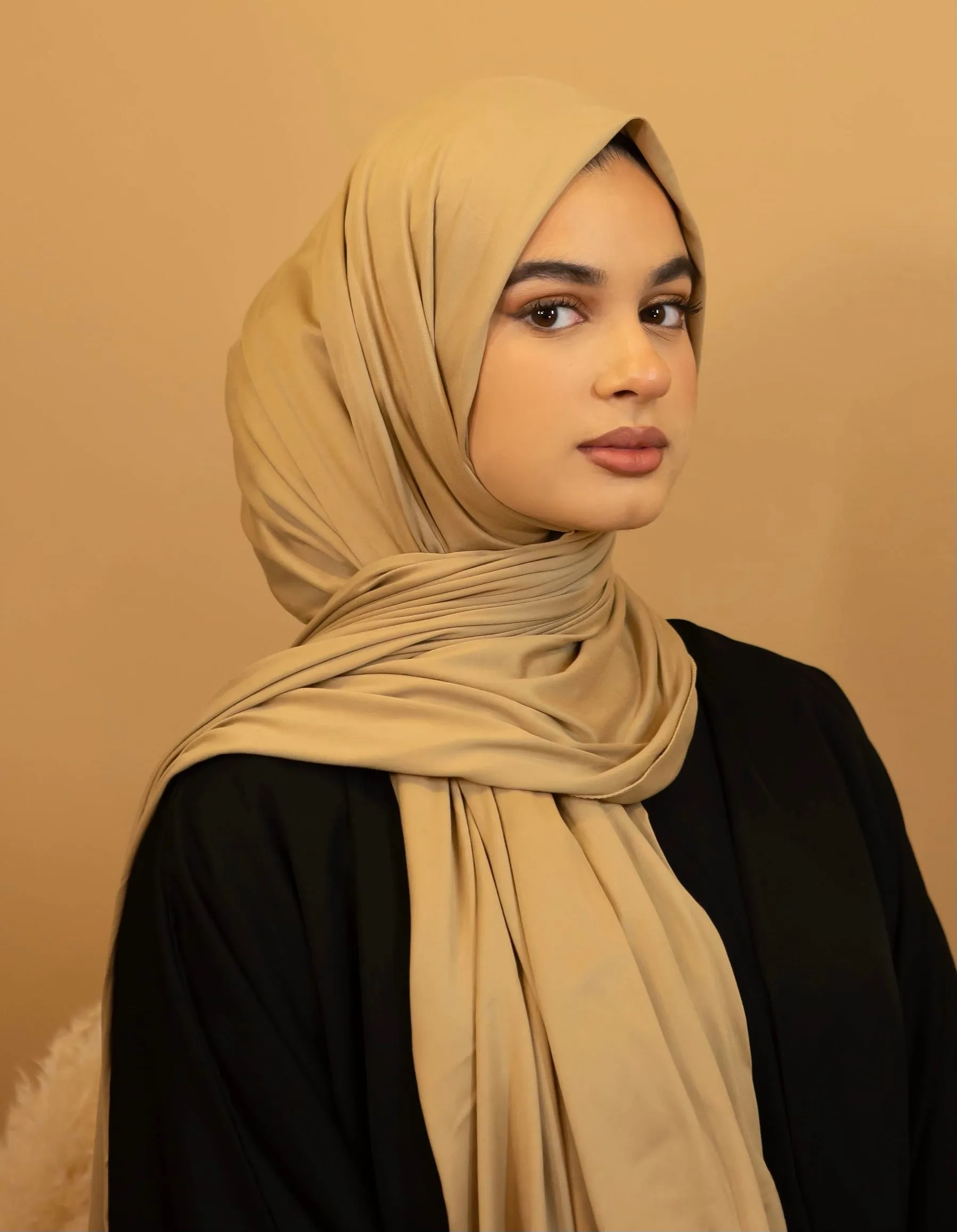 Maxi Jersey Hijab - Beige