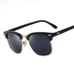 Men Retro Rivet Polarized Sunglasses Classic Brand Designer Unisex Sunglasses UV400