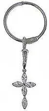 Mini Crystal Cross Charm #5A84651-6